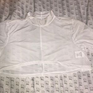 Gym see through crop top